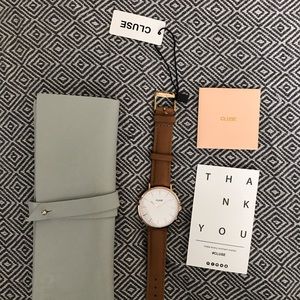 NWT!!! CLUSE La Bohème Rose Gold White/Caramel